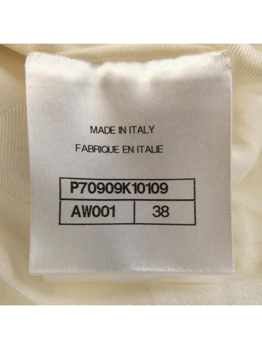 Chanel Collarless Jacket White